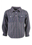 HARDSLOG KIT KIDS HALF PLACKET L/S SHIRT