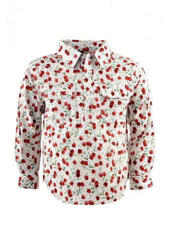 HARDSLOG REESE KIDS HALF PLACKET L/S SHIRT