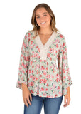 PURE WESTERN SIERRA WOMENS BLOUSE