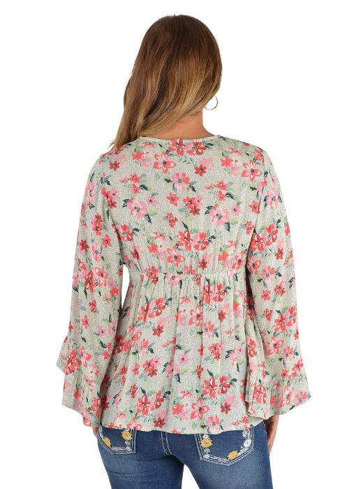PURE WESTERN SIERRA WOMENS BLOUSE [SZ:8]