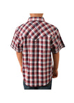 PURE WESTERN EDWARD BOYS CHECK S/S WESTERN SHIRT
