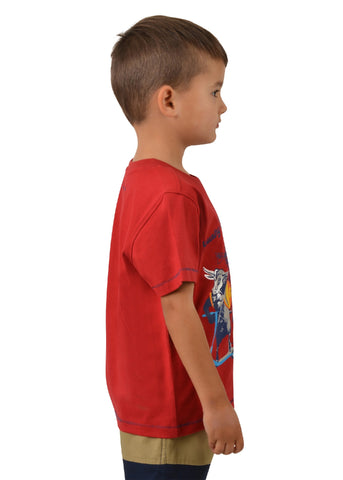 THOMAS COOK BOYS SCOOTER S/S TEE - RED