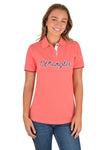 WRANGLER THELMA WOMENS POLO - WATERMELON