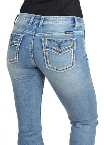 PURE WESTERN VERONICA BOOTCUT JEAN - MOONSHINE [SZ:6 CL:MOONSHINE]