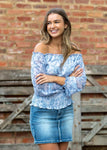 PURE WESTERN WOMENS VICKI DENIM SKIRT [SZ:6 CL:MOONSHINE]