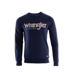 WRANGLER RYDER MENS LOGO CREW - NAVY