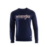 WRANGLER RYDER MENS LOGO CREW - NAVY