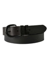 THOMAS COOK NARROW BLACK TWIN KEEPER BELT - BLACK [SZ:S]