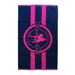 THOMAS COOK LOGO TOWEL - NAVY/PINK