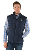 PURE WESTERN PATTERSON MENS REVERSIBLE JACKET - NAVY