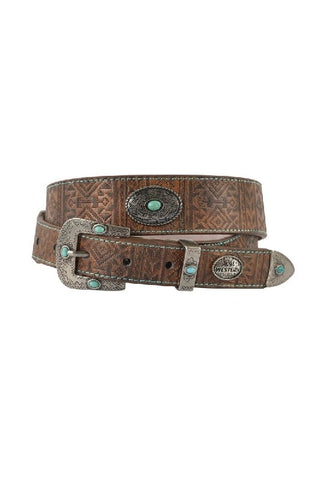 PURE WESTERN ALBION BELT - TAN