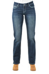 PURE WESTERN GERALDINE WOMENS 32" STRAIGHT LEG JEANS - MIDNIGHT