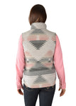 WRANGLER HARLENE WOMENS VEST - GREY/PINK