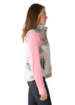 WRANGLER HARLENE WOMENS VEST - GREY/PINK