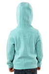 WRANGLER PATTY GIRLS PULLOVER HOODIE - MINT MARLE