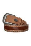 PURE WESTERN DILLON BELT - LIGHT TAN