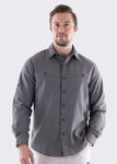 THOMAS COOK MITCHELL LONG SLEEVE ADVENTURE SHIRT - CHARCOAL