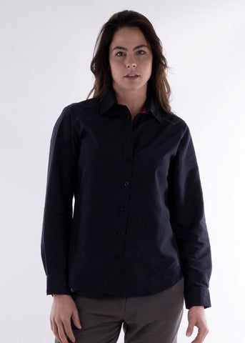 THOMAS COOK HURLEY WOMENS LONG SLEEVE ADVENTURE SHIRT - NAVY