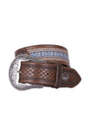 PURE WESTERN CLEMENT BELT - DARK TAN