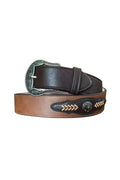 Pure Western Wesley Belt - Tan/chocolate
