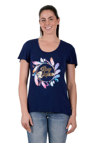PURE WESTERN WOMENS DYLAN TEE