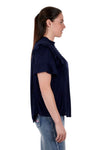 PURE WESTERN SLOAN WOMENS FASHION TEE - NAVY