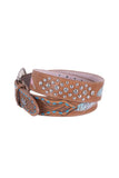 PURE WESTERN MAYLEN BELT - TAN