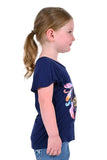 PURE WESTERN DYLAN GIRLS SHORT SLEEVE TEE - NAVY