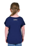 PURE WESTERN DYLAN GIRLS SHORT SLEEVE TEE - NAVY