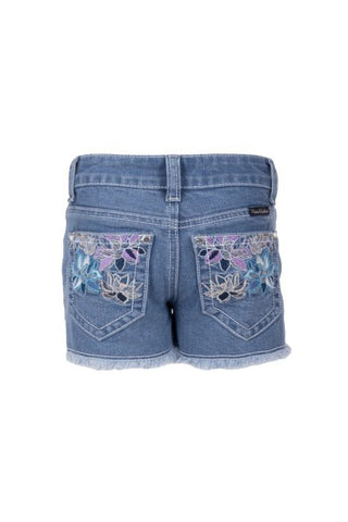PURE WESTERN AUDREY GIRLS SHORT - FADED BLUE