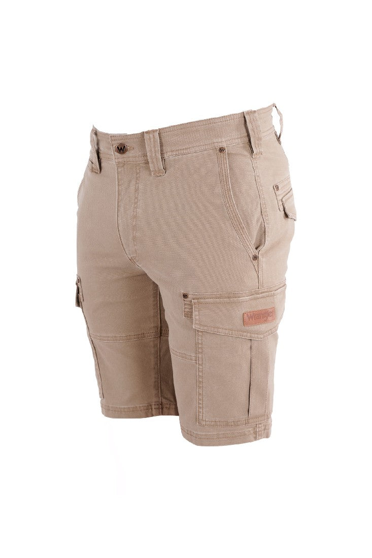 Wrangler Connor Mens Cargo Shorts - Camel