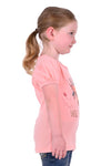 WRANGLER PAIGE GIRLS SHORT SLEEVE TEE - BLUSH