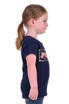 WRANGLER IRIS GIRLS SHORT SLEEVE TEE - NAVY