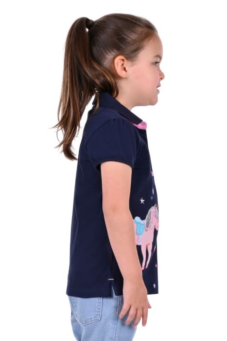 Thomas Cook Amelia Girls Short Sleeved Polo - Navy