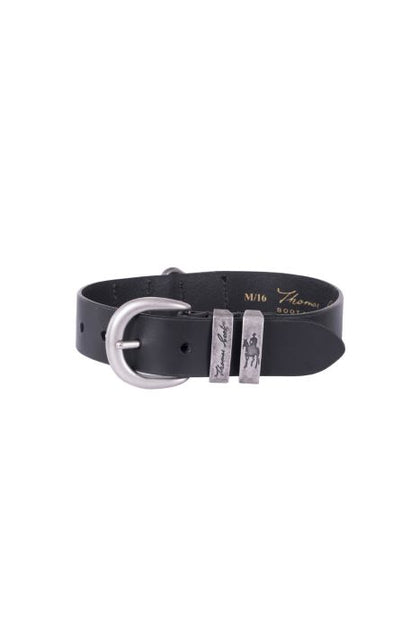 Thomas Cook Twin Keeper Dog Collar - Black