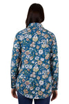 HARDSLOG CARLA FULL PLACKET LONGSLEEVE SHIRT - BLUE [SZ:8]