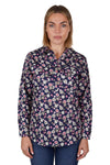 HARDSLOG ROSE WOMENS HALF BUTTON WORKSHIRT [SZ:8]