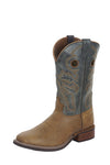 PURE WESTERN MENS PRESCOTT BOOTS - TAN / WILD GREY [SZ:7EE]