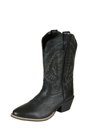 PURE WESTERN CASEY WESTERN WOMENS BOOT - BLACK [SZ:6]