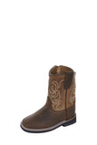 Pure Western Lincoln Toddler Boots - Brown/tan [sz:j5]