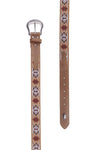 PURE WESTERN SASHA BELT - TAN [SZ:XS]