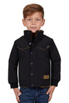 PURE WESTERN TOMMY BOYS JACKET - BLACK [SZ:10]