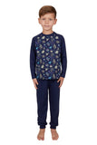 PURE WESTERN BENNY BOYS PJS - NAVY [SZ:8]