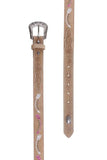 PURE WESTERN ARROW BELT - LIGHT TAN [SZ:XS]