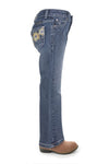 PURE WESTERN AMY GIRLS BOOT CUT JEANS - RETRO BOOTS [SZ:2]