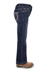 PURE WESTERN TESS GIRLS BOOT CUT JEANS - MIDNIGHT [SZ:2]