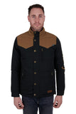 WRANGLER SPENCER MENS JACKET - BLACK/TAN [SZ:XS]