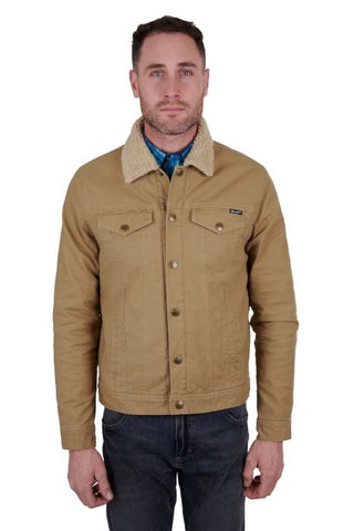 WRANGLER CAMERON MENS JACKET - STONE [SZ:S]