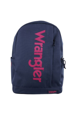 WRANGLER LINDEN BACKPACK - HOT PINK/NAVY 