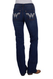 WRANGLER TILLY JEAN WOMENS 34" LEG Q-BABY JEANS - WILD INDIGO [SZ:0X34]